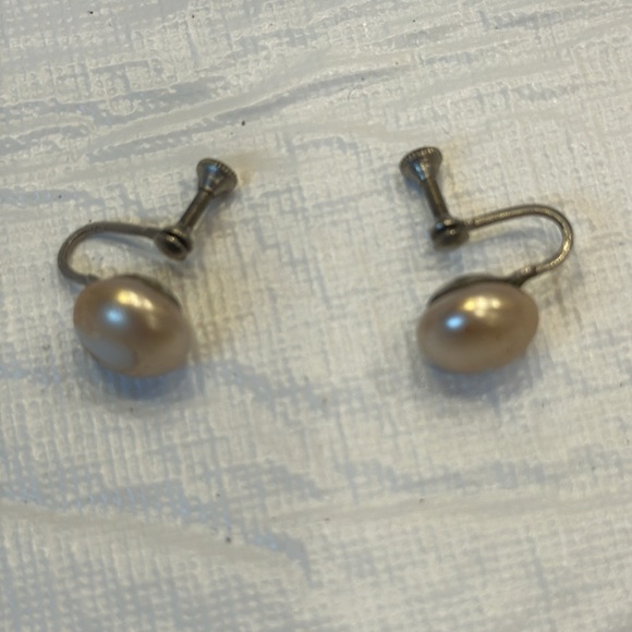 Lot of 5 pairs of vintage screw back earrings - Picture 8 of 8